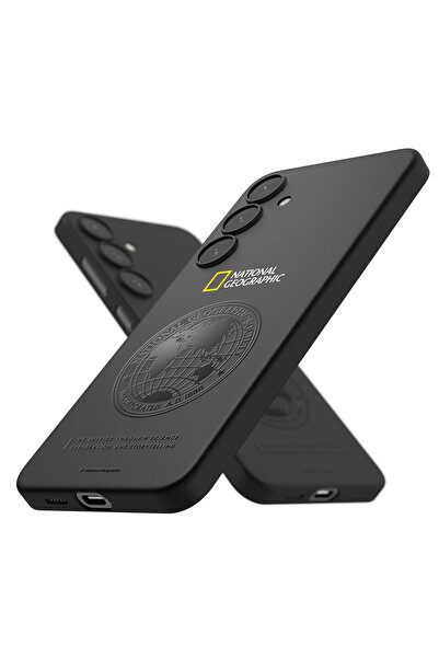 NATIONAL GEOGRAPHIC Global Seal Ultra Slim Fit Case V2 Jell Hard for Samsung Galaxy S24 Plus - Black