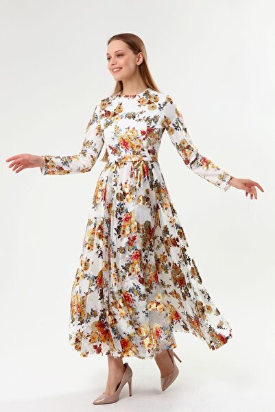 Asees 3d Foil Printed Dress