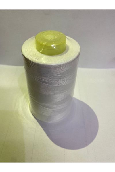 MUTLU İPLİK White Sewing Thread 120 No 5000m Polyester 120byz