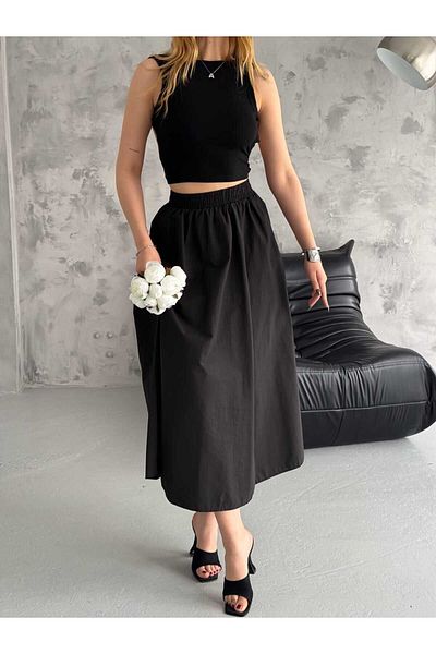 IŞILDA FASHION Women's Long Skirt