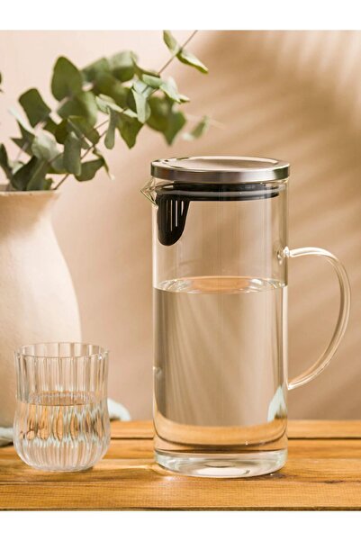 LC Waikiki Vakum Kapaklı Cam Sürahi - 1250 Ml