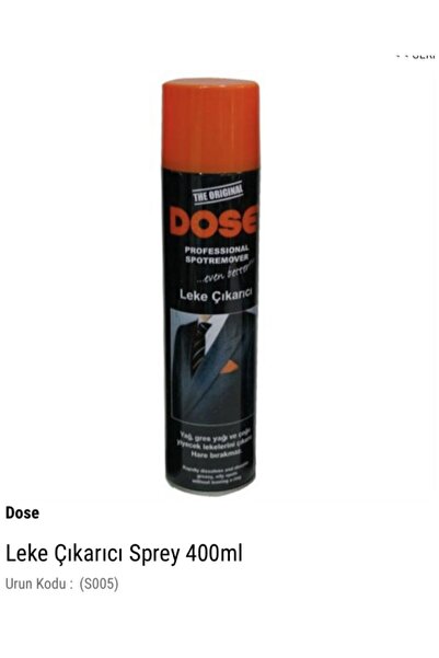 DOSE Leke Çıkarıcı Sprey