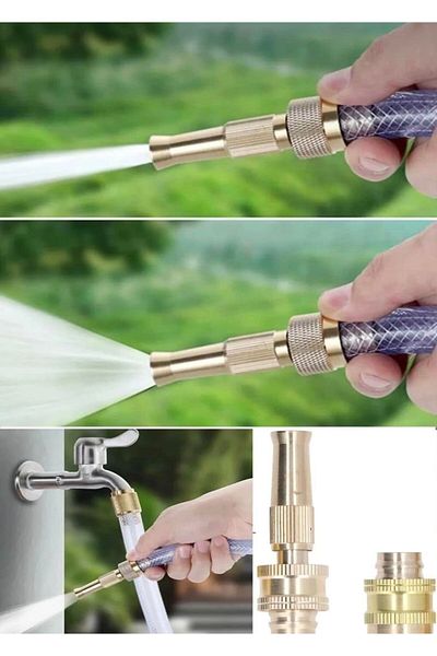 ALİNA HOME High Pressure Pressurized Car Wash Hose Head - Plant Watering