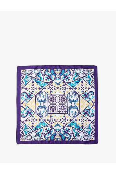 Koton Bandana mit Blumenmuster, glänzend