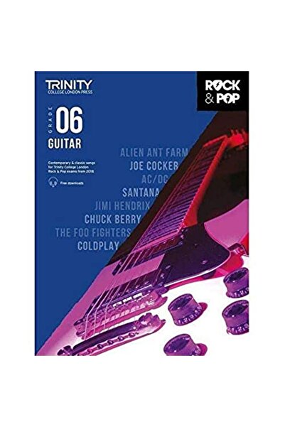 Faber Music Ltd. كلية ترينيتي لندن روك آند بوب 2018 جيتار الصف السادس