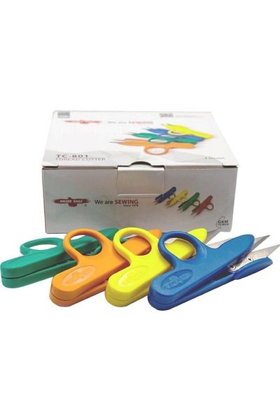 Golden Eagle Tc-801 Thread Cleaning Scissors (plastic) 12 Pieces