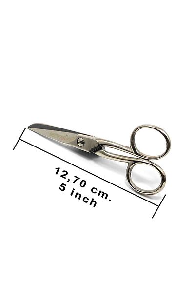 MERZE Size 5" Nickel Plated Fabric and Thread Cleaning Scissors