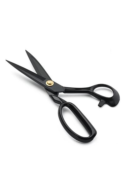 FDMSTAR Fs-11 Black Stainless Steel Scissors - 11 Inch (27.5CM)