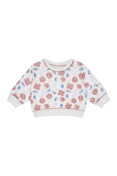 Antebies Watercolor Floral Sweatshirt and Leggings Set