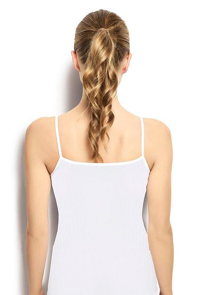 Jiber White Bamboo Camisole Women's Undershirt 647 - Rope Strap