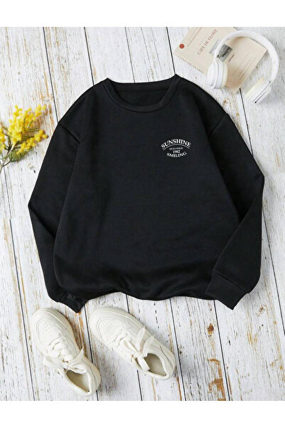 BW Bravely Wear Φούτερ SUNSHINE Comfortable Fit Crew Neck