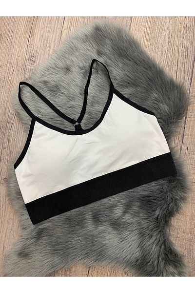 IŞILDA Damenbekleidung Sport-Marine-Mehrzweck-Bustier mit Sling-Pads
