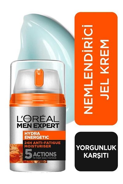L'Oreal Paris Men Expert Men's Face Care - Hydra Energetic 100ml and Moisturizer 50ml Face Wash Gel
