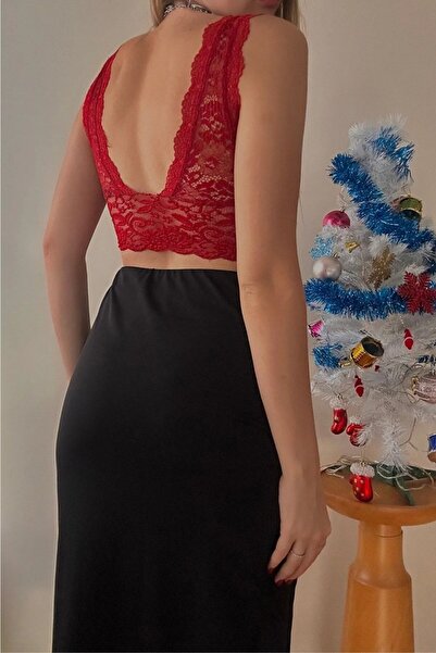 IŞILDA FASHION Fekete csipke bralette