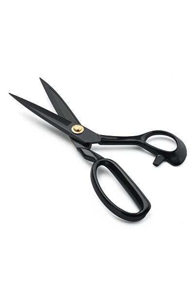 FDMSTAR Fs-10 Black Handle Stainless Steel Nuts Scissors 10 Inch (25cm)