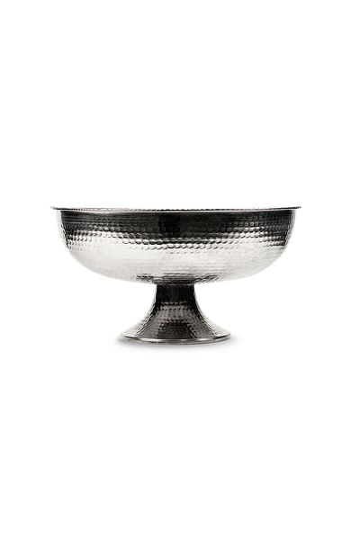 ANTEPSEPETİ Copper Fruit Bowl with Silver Plated Legs 23CM