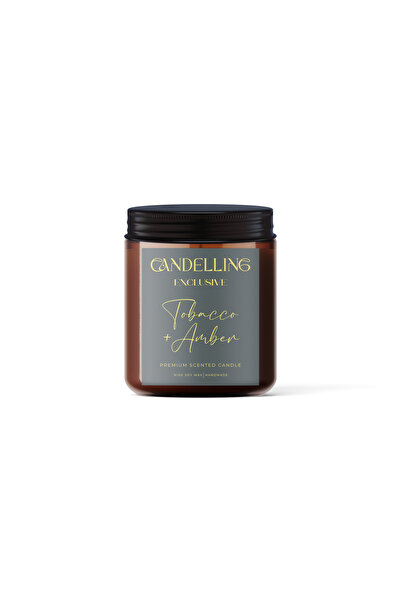 Candelling Exclusive Serisi Tobacco + Amber Mum 250 Ml