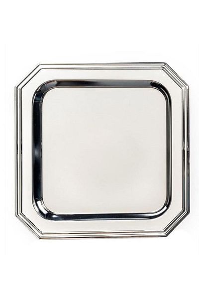 Paşabahçe Steel 2 Pieces Small Square Tray 22x22cm