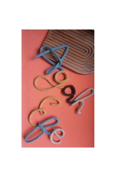 DesingbabyM Renkli İsim aksesuarı bebek ve çocuk odası kapı süsü,hastane odas...