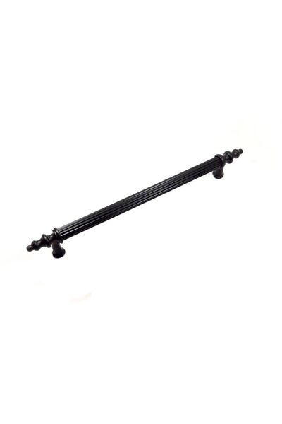 Osmanlı Hırdavat Mânere de mobilier rustic Emir negru Mânere de bucătărie pentru sertar dulap 224 mm (10 bucăți)