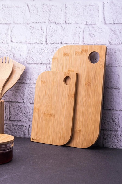 WuuQ Bamboo Double Cutting Board