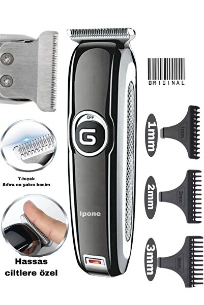 Genel Markalar Ip-Şarjlı Saç Sakal Ense Çizim Vücut Tıraş Kadınlar İçin Lazer...
