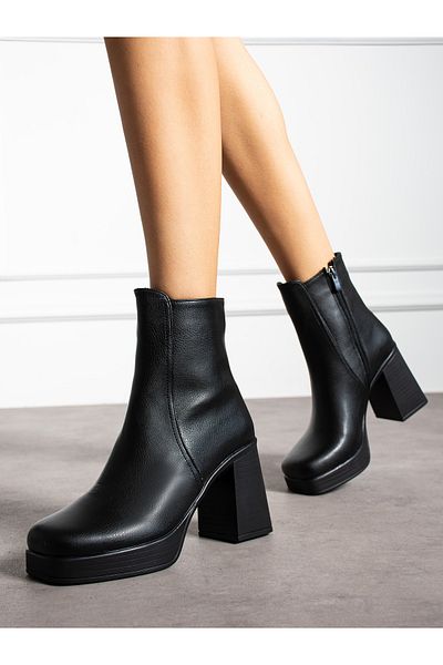 Alemdar Shoes Cizme cu toc negru RYSE - Femei