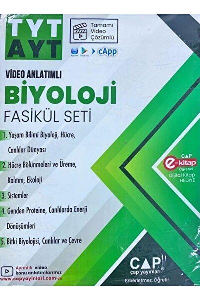 Genel Markalar Tyt Ayt Biyoloji Video Anlatımlı Fasikül Seti