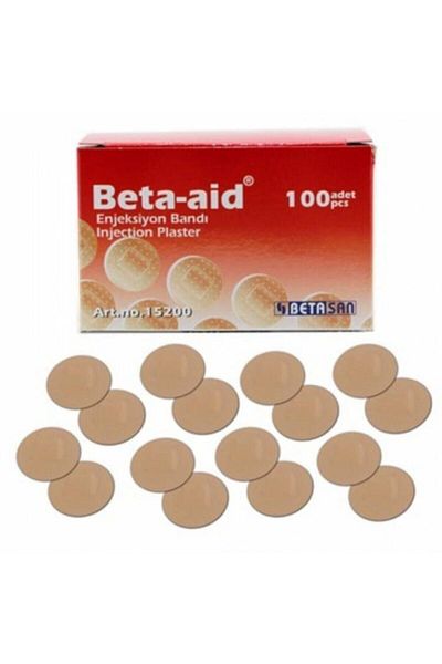 Betasan Aid Vaccination Band 100 Pieces 1 Box