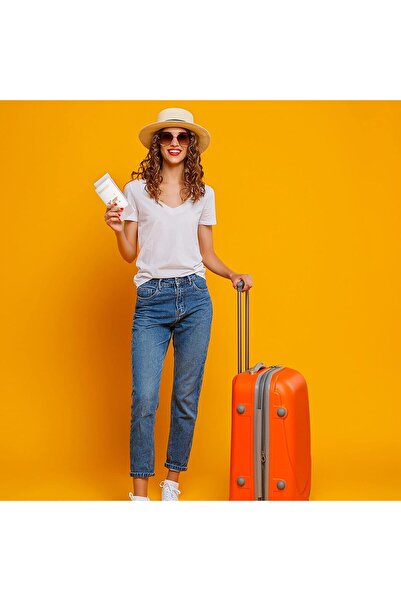 Boldy White Passport Holder - Map Patterned, Pocket Passport Protection Container