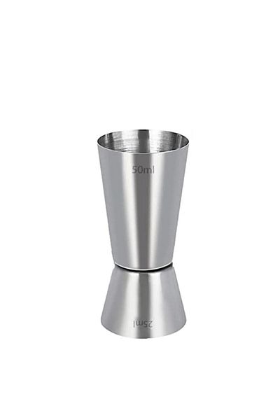 adin tasarım Bar Spoon with Fork + Jigger 2.5/5 Cl Cocktail Scale Bartender Bar Set Cocktail Mixing Spoon