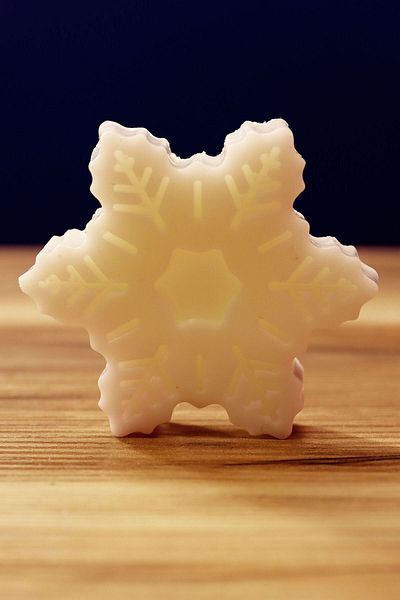 FANTASTİK SANAT ATÖLYESİ Winter Soap - Coconut Oil, Snowflake with Glycerin, 100 Grams