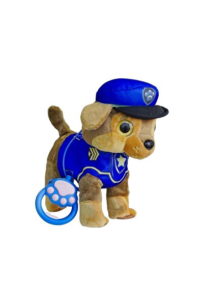 BK Story Paw Patrol Köpek Yürüyen, Havlayan Müzikli Tasmalı Peluş Oyuncak
