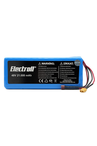 ELECTROLL 48 Volt 21 Ah Uyumlu Lion Elektrikli Scooter Bataryası
