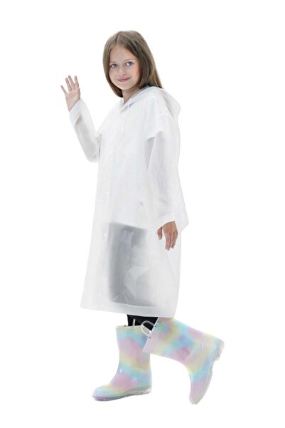 Kezban Tekstil Παιδικό αντιανεμικό αδιάβροχο με κουκούλα Eva Raincoat 7-12 ΕΤΩΝ