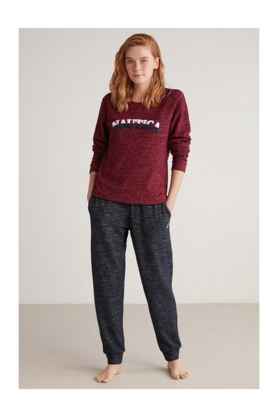 Nautica Nautica Knitwear Long Sleeve Women's Pajama Set