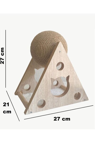 Nursoft Wooden String Cat Toy Ball Cat Scratching