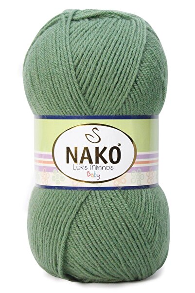 NAKO Luxury Minnoş 6817 Khaki Baby Knitting Yarns Thickness (2) Very Fine