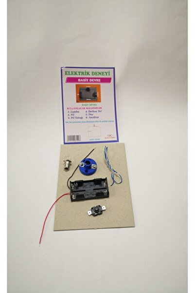 BOZKIRLI Elektrik Deneyi Basit Devre Fen Bilgisi Okul Eğitim Araçları