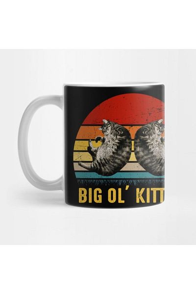 TatFast Big Ol Kitties - كوب Crazy Cat Lady - هدية وأحذية العرض