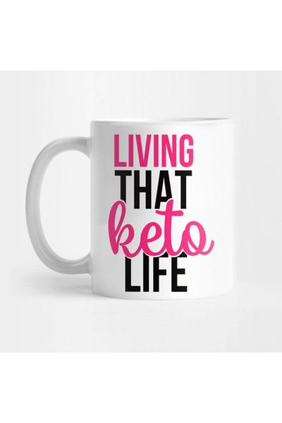 TatFast كوب Living That Keto Life، هدية، مهر، عرض