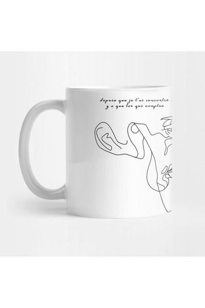 TatFast Skam France Line Art - هدية كأس إليوت ولوكاس