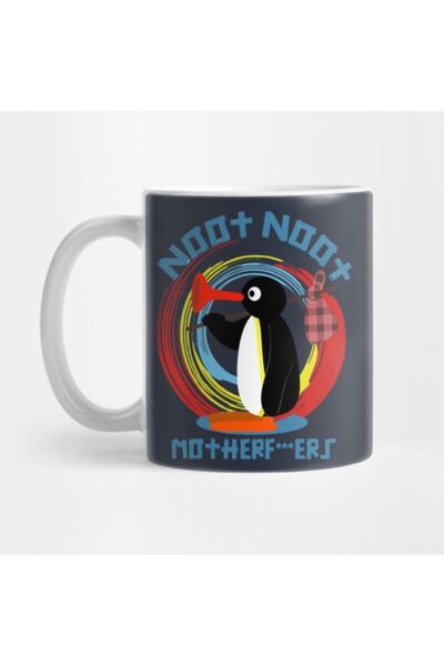 TatFast كوب Noot Noot Pingu، هدية، مهر، حامل عرض