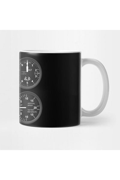 TatFast كوب Pilot Flight Instruments، هدية، مهر، حامل عرض