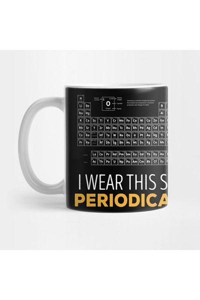 TatFast Chemistry Pun S - I Wear This Periodically هدية للمهر