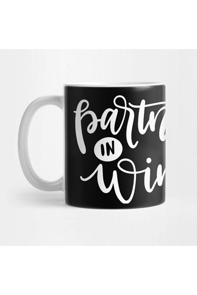 TatFast Partners In Wine,wine,wine Lover,for Wine Lover,wine Tasting,funny Wine,for Best Friend Mug