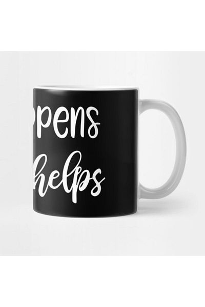 TatFast Life Happens Coffee Helps Mug
