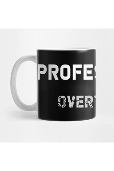 TatFast كوب تي شيرت Hold On Let Me Overthink This-Professional Overthinker - كوب تي شيرت مثير ومضحك