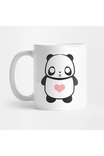 TatFast كوب Kawaii جدًا بنمط الرسوم المتحركة الباندا - هدية ومهر وعرض