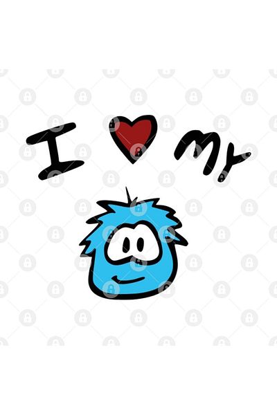 TatFast I Heart My Puffle Mug, Gift, Dowry, Presentation